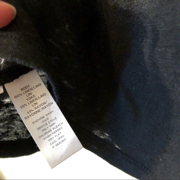 loft | black/grey sweater tank medium - Picture 4 of 4